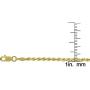 14K Gold 2.5MM 3MM 4MM Diamond Cut Rope Chain Necklace for Men and Women- Braided Twist Gold Chain Necklace, 14K Gold Necklace, 14K Rope Chain, 14K Gold Chain