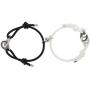 Magnetic Couple Bracelet Set Vows of Eternal Love Jewelry Gifts for Couple Bestfriend Handcuff Bracelets for Women Men