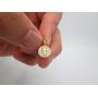 AMZ Jewelry 10k Yellow Gold Medalla De San Benito Saint St Benedict Pendant Charm