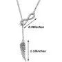 KUIYAI Memorial Infinity Angel Wing Necklace Family Remembrance Gift Godchild Gift KUIYAI Memorial Infinity Angel Wing Necklace Family Remembrance Gift Godchild Gift