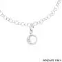 AUBE JEWELRY Hypoallergenic 925 Sterling Silver Moon Charm with Lobster Clasp for Bracelets or Necklaces