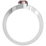 Genuine Garnet Marquise Solid 925 Sterling Silver Solitaire Rings For Women & Girls