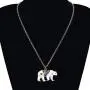 WEVENI Enamel Alloy Lovely Polar Bear Necklace Pendant Chain Jewelry Gifts for Women Girls Ladies WEVENI Enamel Alloy Lovely Polar Bear Necklace Pendant Chain Jewelry Gifts for Women Girls Ladies