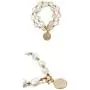 Pearl Necklace with Gold Coin Figure Pendant Irregular Pearls Choker for Women/Man Jewelry