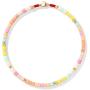 Dvacaman Fancy Colorful Enamel Beaded Choker Necklace for Women