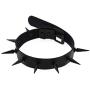 FM FM42 Unisex Multicolor 30 Styles Simulated Leather PU Black-Tone/Silver-Tone Spikes Rivets Spiked Punk Rock Gothic Choker Collar Necklace