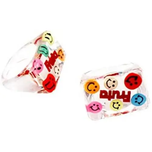 2 Pcs Acrylic Smiley Face Ring Wide Chunky Adjustable Vintage Funny Cute Smiling Open Ring for Women Men Girls and Boys Valentines Day Gift 2 Pcs Acrylic Smiley Face Ring Wide Chunky Adjustable Vintage Funny Cute Smiling Open Ring for Women Men Girls and Boys Valentines Day Gift