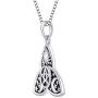 FJ Womens Hecate Necklace S925 Silver Wiccan Pagan Goddess Necklace Literary Jewelry
