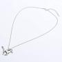 Silver Horse Gifts for Girl Teen Kids Necklace Stainless Steel Necklace Horse Jewelry for Women Gift 18''+2''
