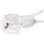 Shop LC Delivering Joy 925 Sterling Silver Rose Quartz Chain Pendant Necklace Fashion Jewelry for Women 18''