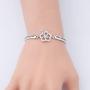 BAUNA Ohana Bracelet Family Member Gift Ohana Forever For Always Hibiscus Flower Charm Hawaiian Jewelry for Best Friend BBF
