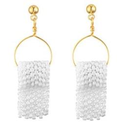 DORAFO Toilet Paper Earrings for Women Paper Towel Dangle Statement Earrings Hypoallergenic Funny Earrings for Girls