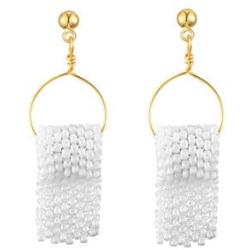 DORAFO Toilet Paper Earrings for Women Paper Towel Dangle Statement Earrings Hypoallergenic Funny Earrings for Girls