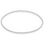 Miabella 925 Sterling Silver Italian Handmade 4mm Bead Ball Strand Chain Necklace for Women 16, 18, 20 Inch Made in Italy