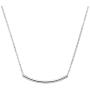 Sterling Silver Cute Heart Pendant Necklace Created Gemstone Diamond Simulant Love Romantic Jewelry Women Girls Birthday Christmas Gifts