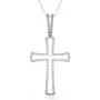 925 Sterling Silver Cross Necklace for Women - Cross Pendant with Chain - Faith Necklace by HalleluYAH