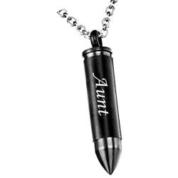MEMORIALU Celtic Cross Bullet Urn Necklaces for Ashes Cremation Jewelry Keepsake Memorial Pendant