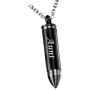 MEMORIALU Celtic Cross Bullet Urn Necklaces for Ashes Cremation Jewelry Keepsake Memorial Pendant