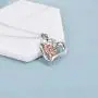 Mother Daughter/Son Necklace Sterling Silver Love Heart Pendant Necklace Always My Daughter/Son Forever My Friend Jewelry Gifts for Women Daughter/Son