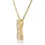 Vanbelle 18K Gold Plated Jewelry Geometric Pendant Necklace with Cubic Zirconia Stones for Women and Girls