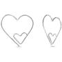 LeCalla Sterling Silver Jewelry Wire Threader Earrings for Women Girl Teen
