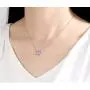 Lam Sence Sterling Silver Sakura Flower Pendant Necklace, Pink Jewelry for Women Girls Lam Sence Sterling Silver Sakura Flower Pendant Necklace, Pink Jewelry for Women Girls