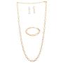 Touchstone Indian Bollywood Intricately Crafted Diamond Look Rhinestone Crystal Colorful Wedding Designer Jewelry Necklace Set in Gold and Silver Tone for Women.