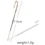 4Pcs Ear Cuffs Crawler Hook Earrings Ear Wrap Crawler Earrings Rainbow Colorful Crystal Stud Earring for Girls Womans Jewelry Decoration Gift
