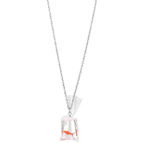 Amosfun Resin Goldfish Koi Fish Necklace Creative Transparent Water Bag Fish Pendant Japanese Lucky Pendant Necklace for Women Kids Men Amosfun Resin Goldfish Koi Fish Necklace Creative Transparent Water Bag Fish Pendant Japanese Lucky Pendant Necklace for Women Kids Men