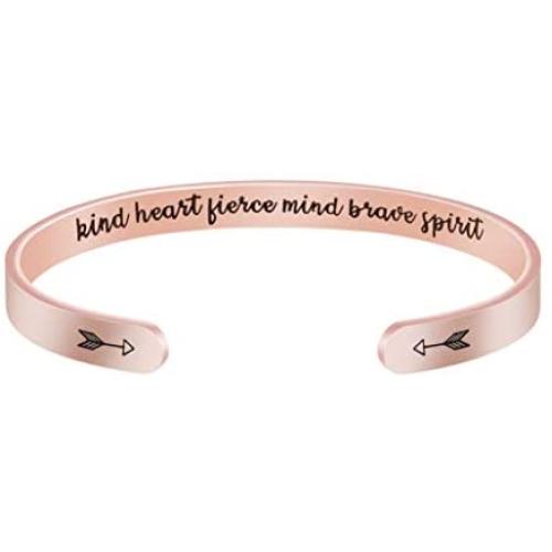 Joycuff Inspirational Bracelet Friendship Gifts for Her Girl Women Daughter Jewelry Best Friend BFF Cuff