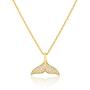 Yueyao 16k Gold Star and Moon Necklace,Crescent Circle Starfish Pendant Necklace Pave CZ Stone for Women and Girls