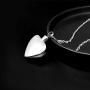 LuxglitterLin Heart Urn Necklace for Ashes Cremation Memorial Keepsake Jewelry for Loved Ones -Your Wings were Ready My Heart was Not