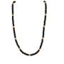 BlueRica Rasta Coconut Beads Necklace (Black - 18'')