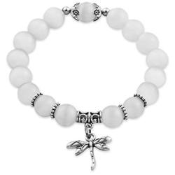 BOSATE Dragonfly Bracelet Dragonfly Lover Jewelry Dragonfly Charm Bracelet Inspirational Jewelry Animal Charm Bracelet Birthday Gift for Women Her