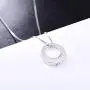 Jinlou Circle of Life Urn Necklace for Ashes Always in My Heart Sterling Silver Cremation Urns Pendant Eternity Memorial Necklaces for Women