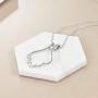 Zoeniya Sterling Silver Ring Holder Necklace Pendant Jewelry for Women Gifts