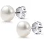 INBLUE 925 Sterling Silver Freshwater Pearl Earrings for Women Girls Cultured Stud White Purple Pearl Earrings Sets Bridesmaid Gifts Best Friend Lovers Jewelry INBLUE 925 Sterling Silver Freshwater Pearl Earrings for Women Girls Cultured Stud White Purple Pearl Earrings Sets Bridesmaid Gifts Best Friend Lovers Jewelry