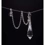 yippee Natural Crystal Quartz Pendulum Pendant Dowsing Tool,Chakra Reiki Meditation