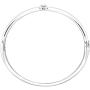 SWAROVSKI Womens Fresh Bangle Bracelet Collection, Rhodium Finish, Clear Crystals