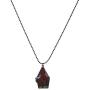 Betsey Johnson Haunted House Pendant Long Necklace, Orange, No Size (310658BLK800)