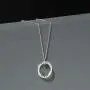 Boma Jewelry Sterling Silver One Race Human Circle Necklace, 18 Inches Boma Jewelry Sterling Silver One Race Human Circle Necklace, 18 Inches