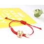 2-3Pcs 2021 Chinese Traditional Ox Red String Bracelets Set Handmade Zodiac Animal Birth New Year Feng Shui Wealth Lucky Charm Braided Bracelet Protection Good Luck Jewelry for Unisex