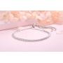 LE YI Silver Bracelets for Women Cubic Zirconia Classic Tennis Bracelet Adjustable Jewelry Gift for Best Friend Bracelets