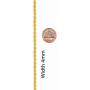 LIFETIME JEWELRY 4mm Rope Chain Necklace 24k Real Gold Plated for Women and Men