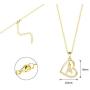 KIMIONE Heart Initial Necklace for Women, 14K Gold Plated Heart Initial Necklaces, Cubic Zirconia Dainty Initial Heart Necklace for Women Teen Girls Jewelry Gifts