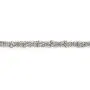 Solid 925 Sterling Silver 4mm Unique Byzantine Necklace Chain - with Secure Lobster Lock Clasp Solid 925 Sterling Silver 4mm Unique Byzantine Necklace Chain - with Secure Lobster Lock Clasp