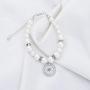 SEIRAA Order of The Eastern Star Sorority Gift OES Symbol Hook Earrings OES Charm Bracelet for Her