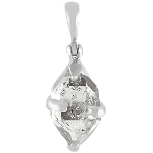 Starborn Herkimer Diamond Pendant in Sterling Silver