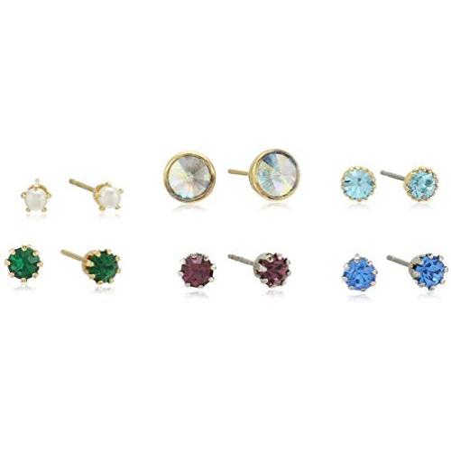 1928 Jewelry Multicolor Swarovski Crystal Set Earrings