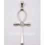 SilverStarJewel 925 Solid Silver 4 x 4 mm Rainbow Moonstone Pendant 2.3'' Art Jewelry